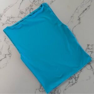 House of Harlow 1960 Contour Tank Top - Turquoise Blue - Size XS
